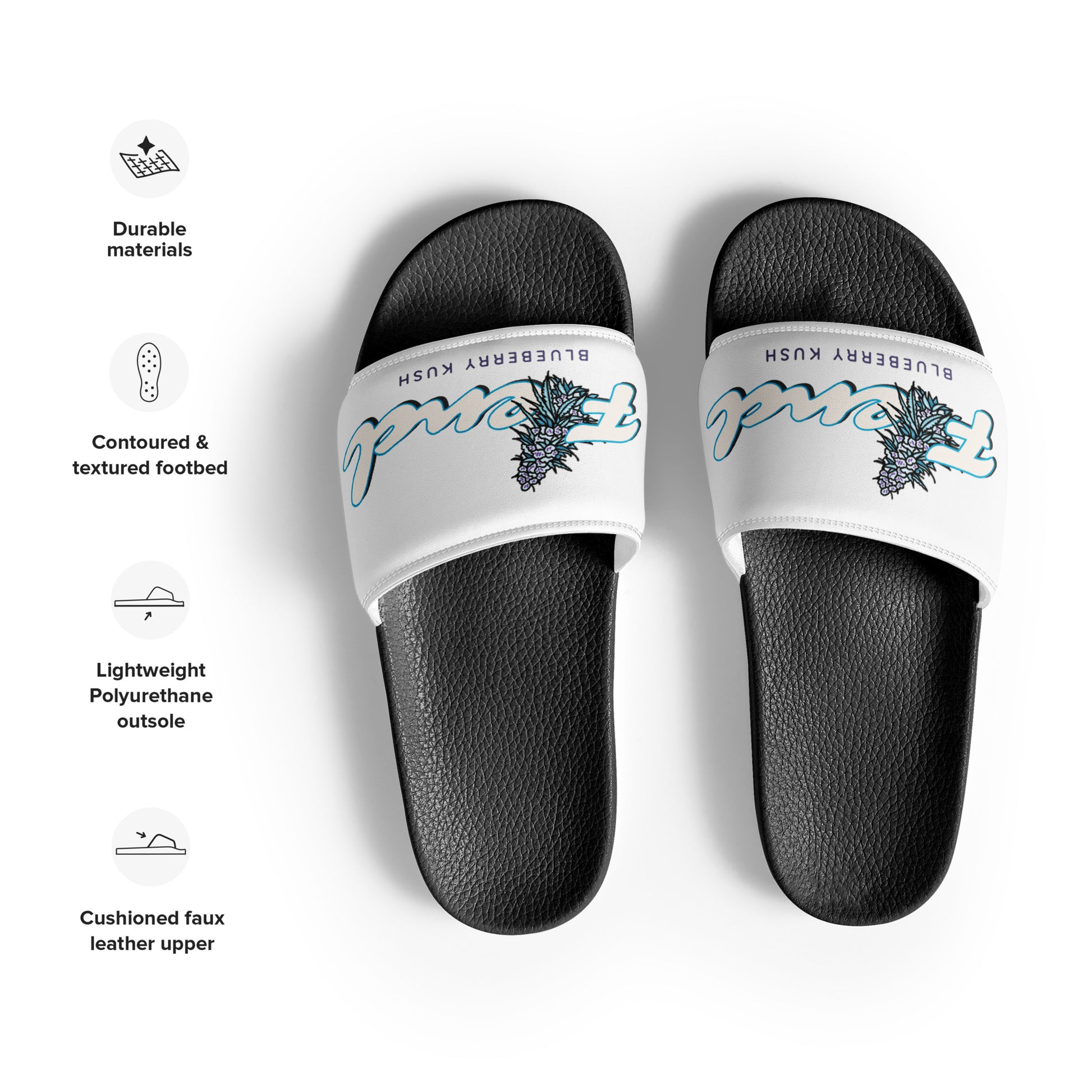 Fiend Blueberry Kush slides - Fiend Streetwear 
