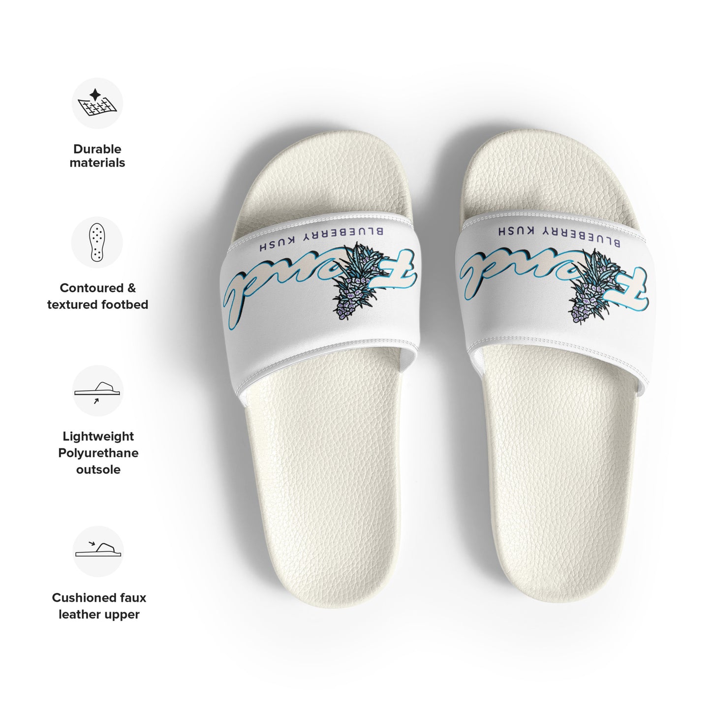 Fiend Blueberry Kush slides - Fiend Streetwear 
